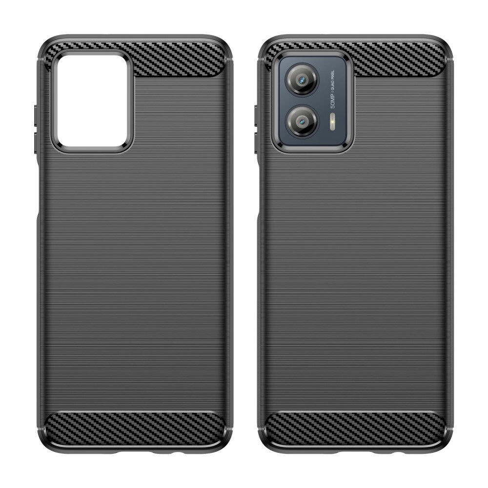 Motorola Moto G53 Cover TPU Brushed Sort