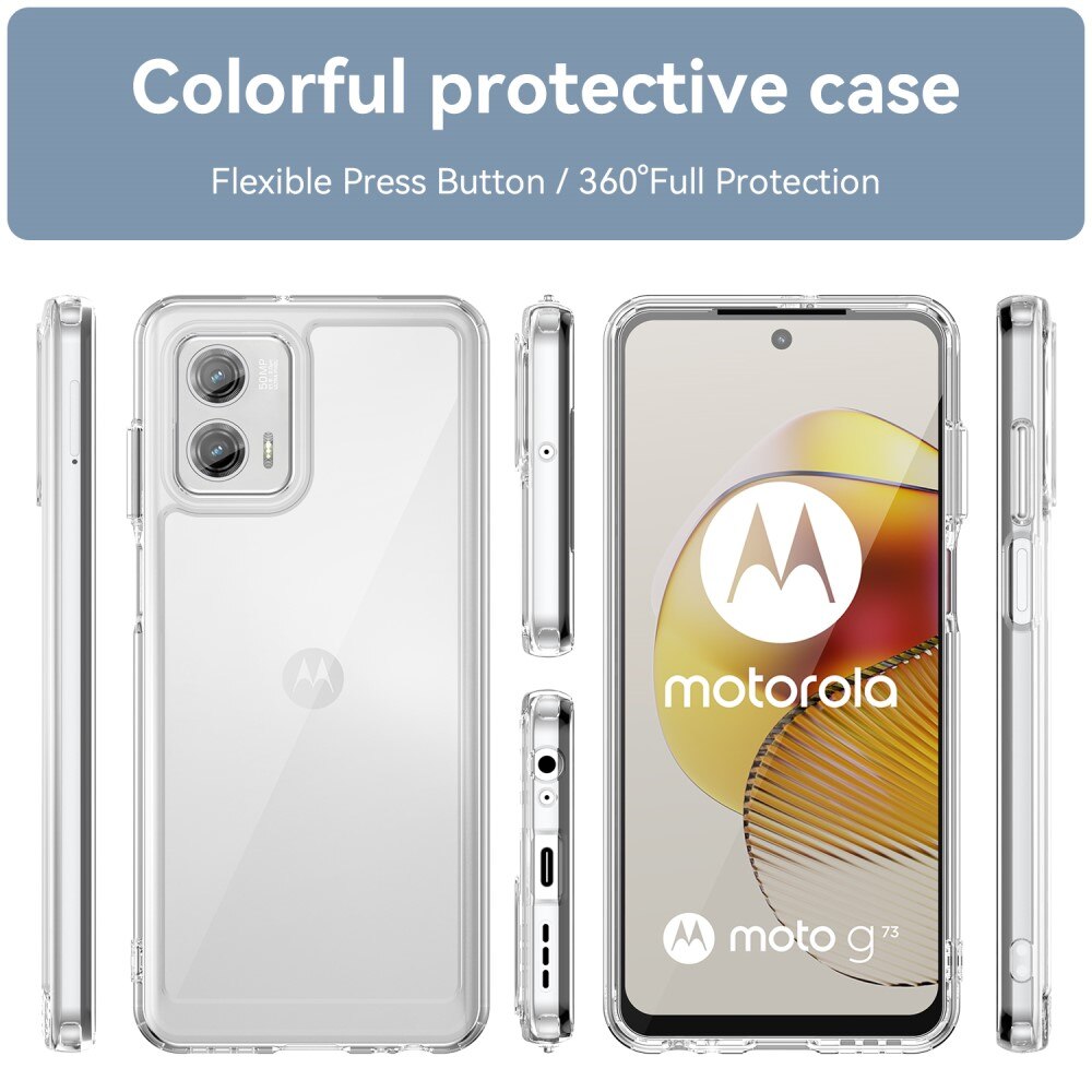 Crystal Hybrid Case Motorola Moto G73 gennemsigtig