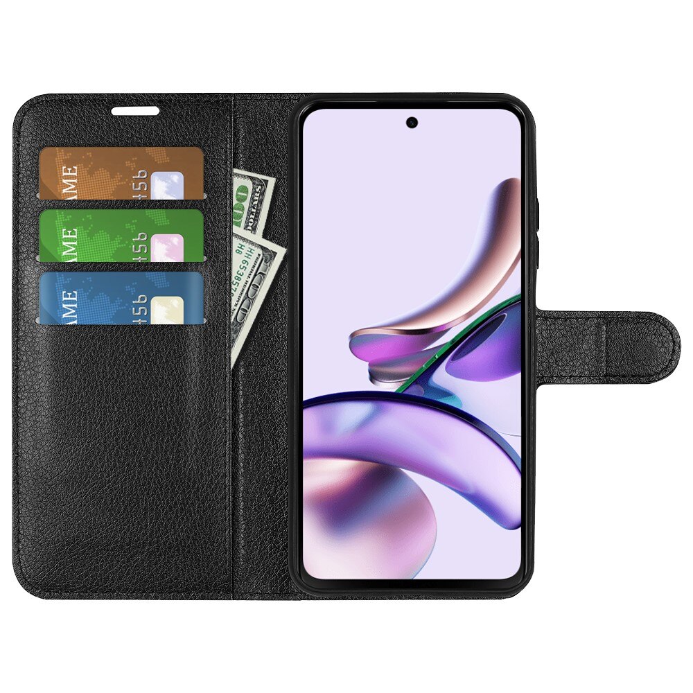 Mobiltaske Motorola Moto G13 Sort