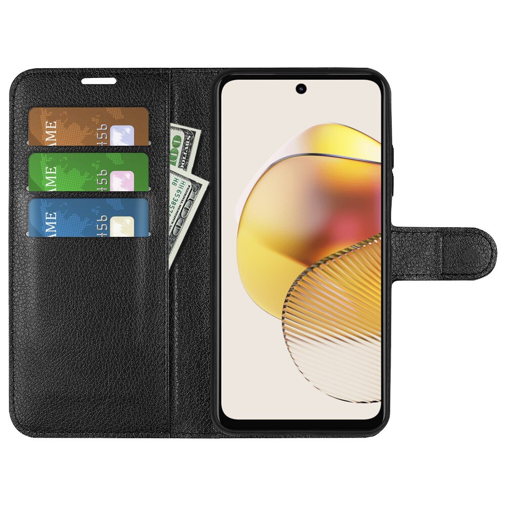 Mobiltaske Motorola Moto G73 Sort