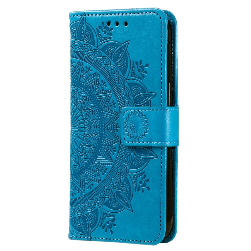 Læderetui Mandala Sony Xperia 10 V blå