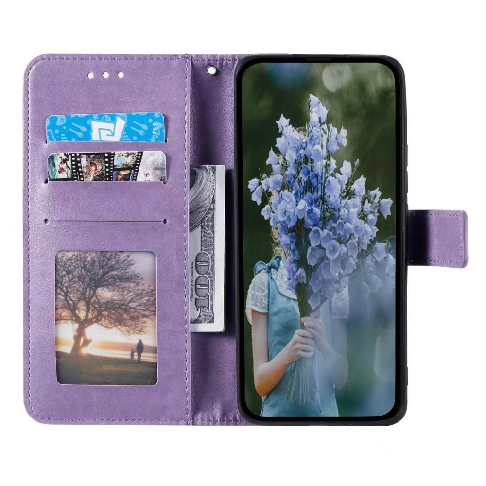 Læderetui Mandala Sony Xperia 10 V lila