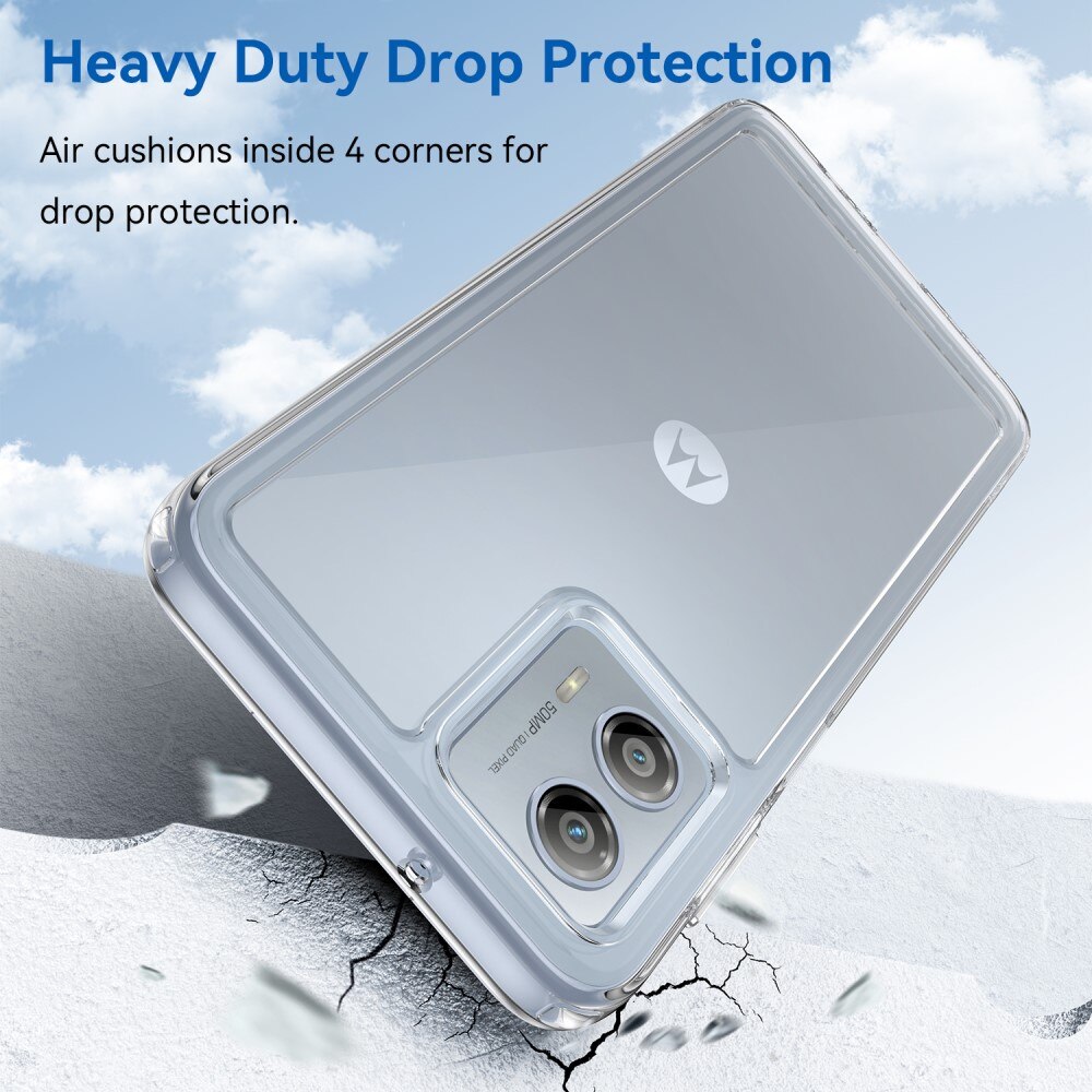 Crystal Hybrid Case Motorola Moto G53 gennemsigtig
