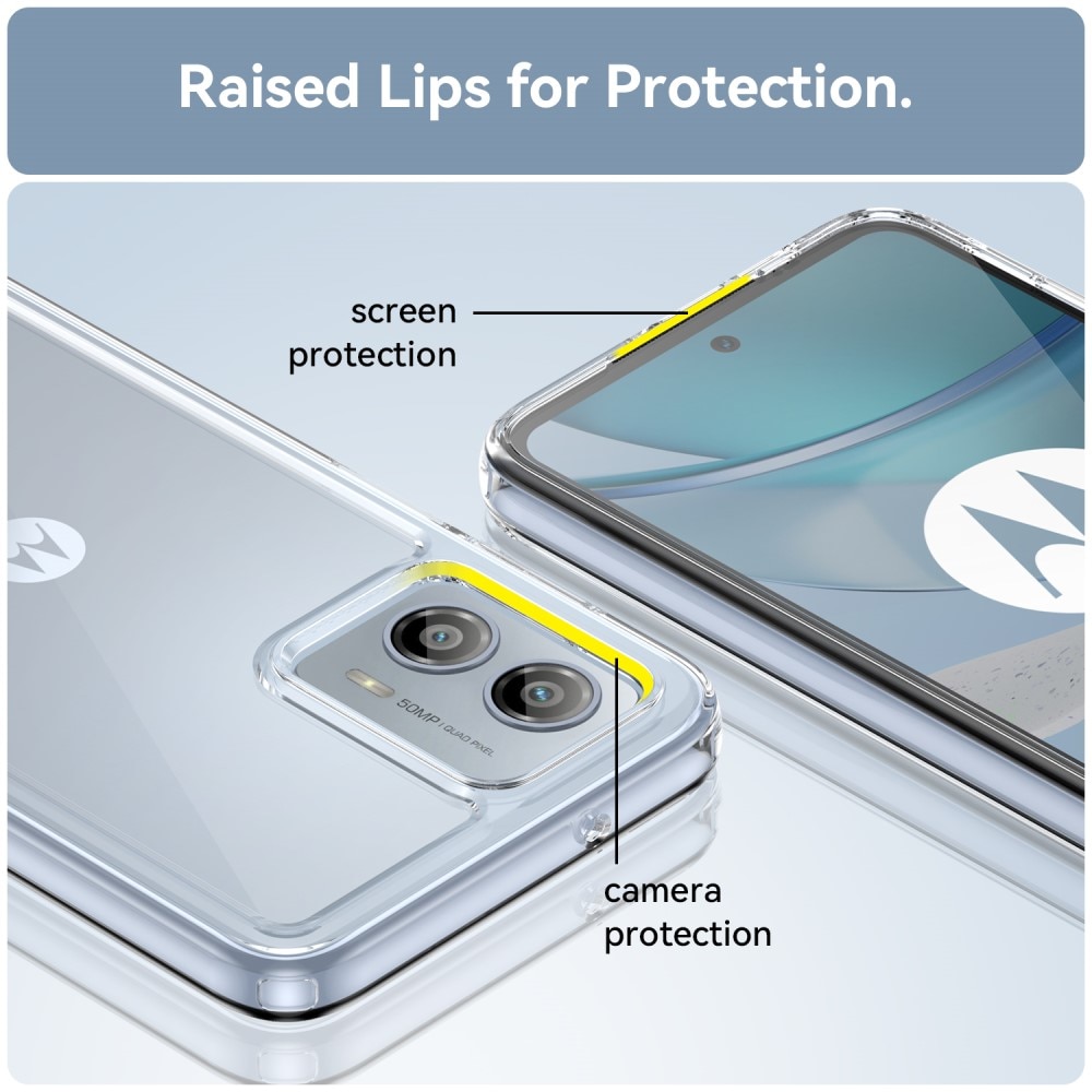 Crystal Hybrid Case Motorola Moto G53 gennemsigtig