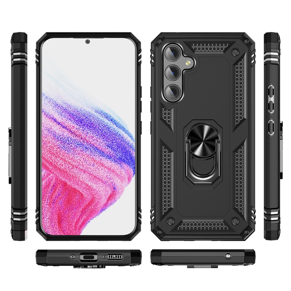 Hybridcover Tech Ring Samsung Galaxy A54 sort