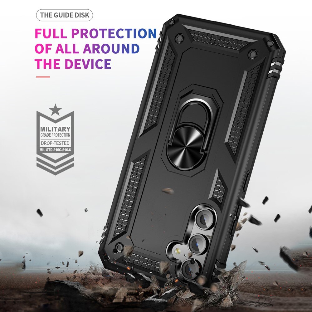 Hybridcover Tech Ring Samsung Galaxy A54 sort