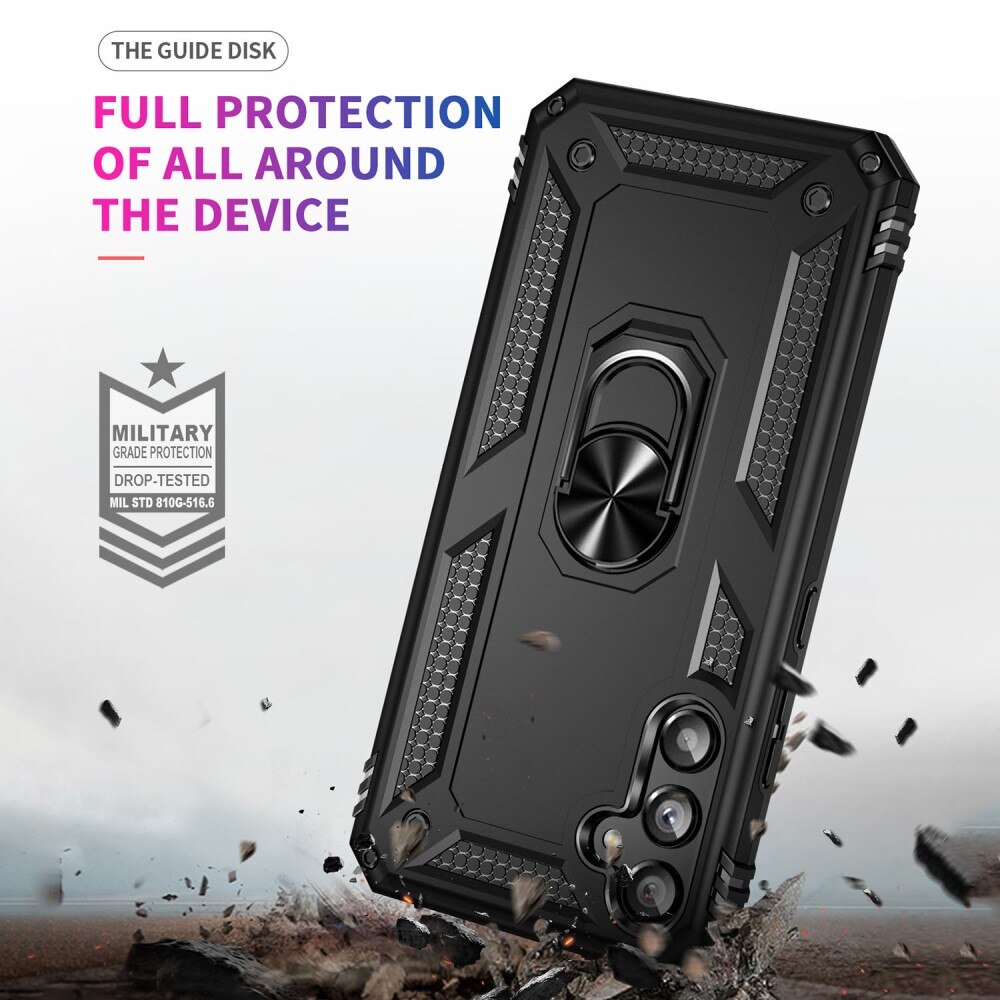 Hybridcover Tech Ring Samsung Galaxy A34 sort