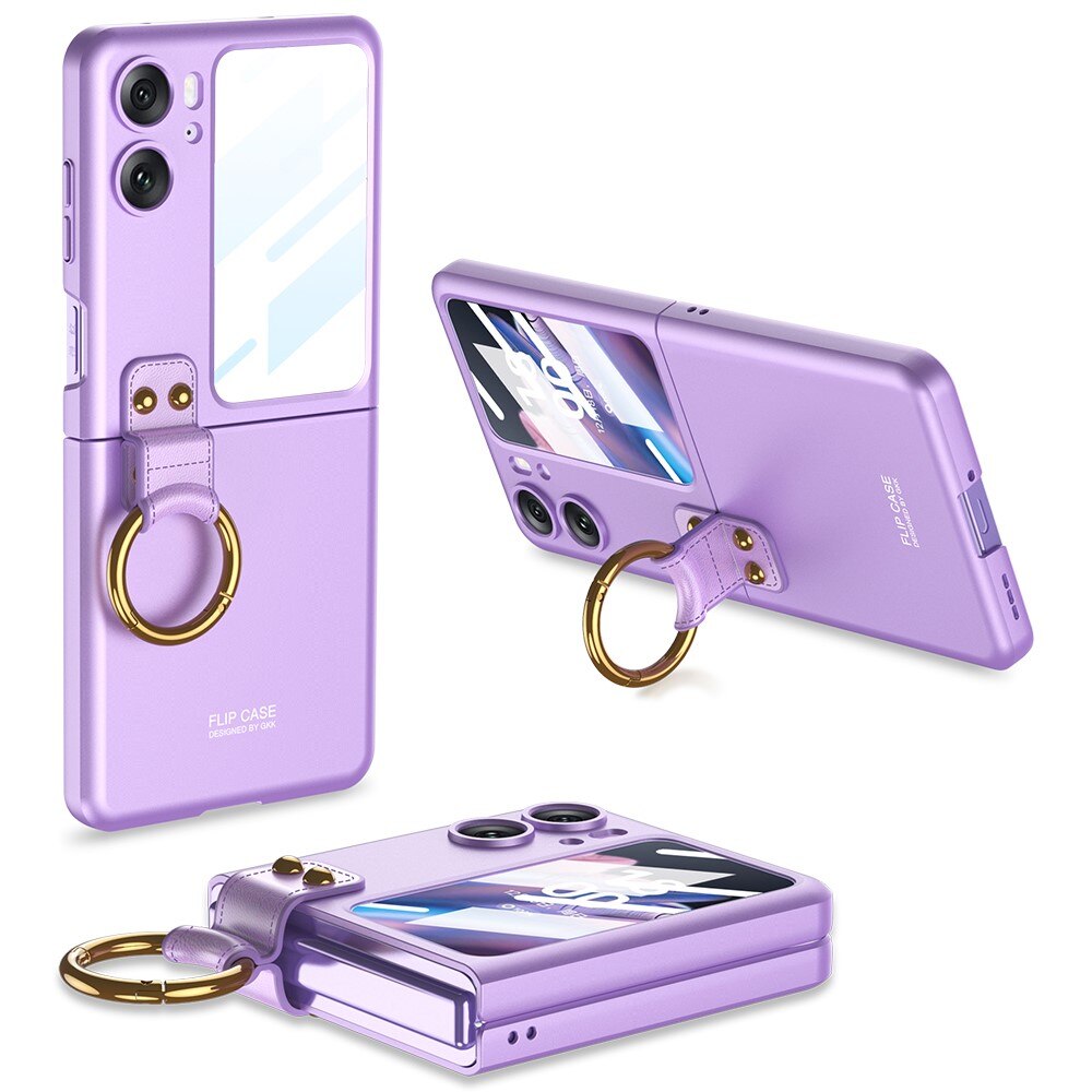 Oppo Find N2 Flip Cover ringholder lila