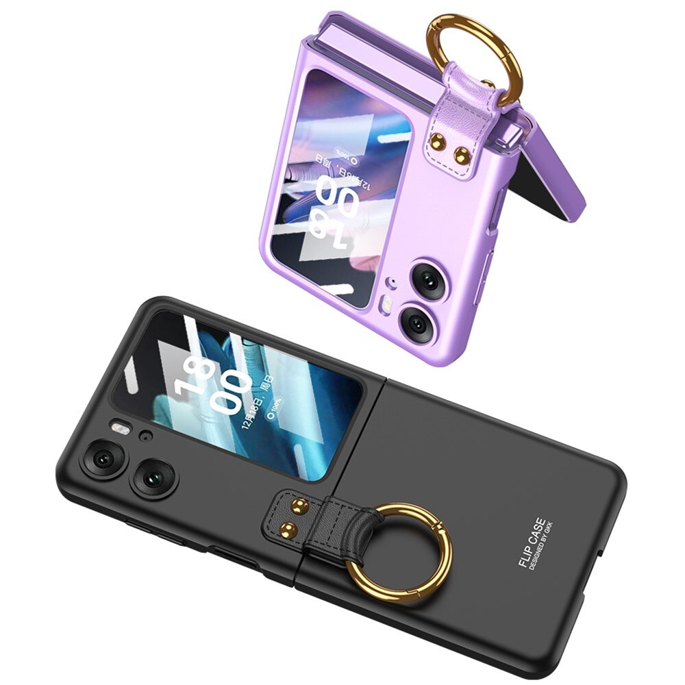 Oppo Find N2 Flip Cover ringholder lila