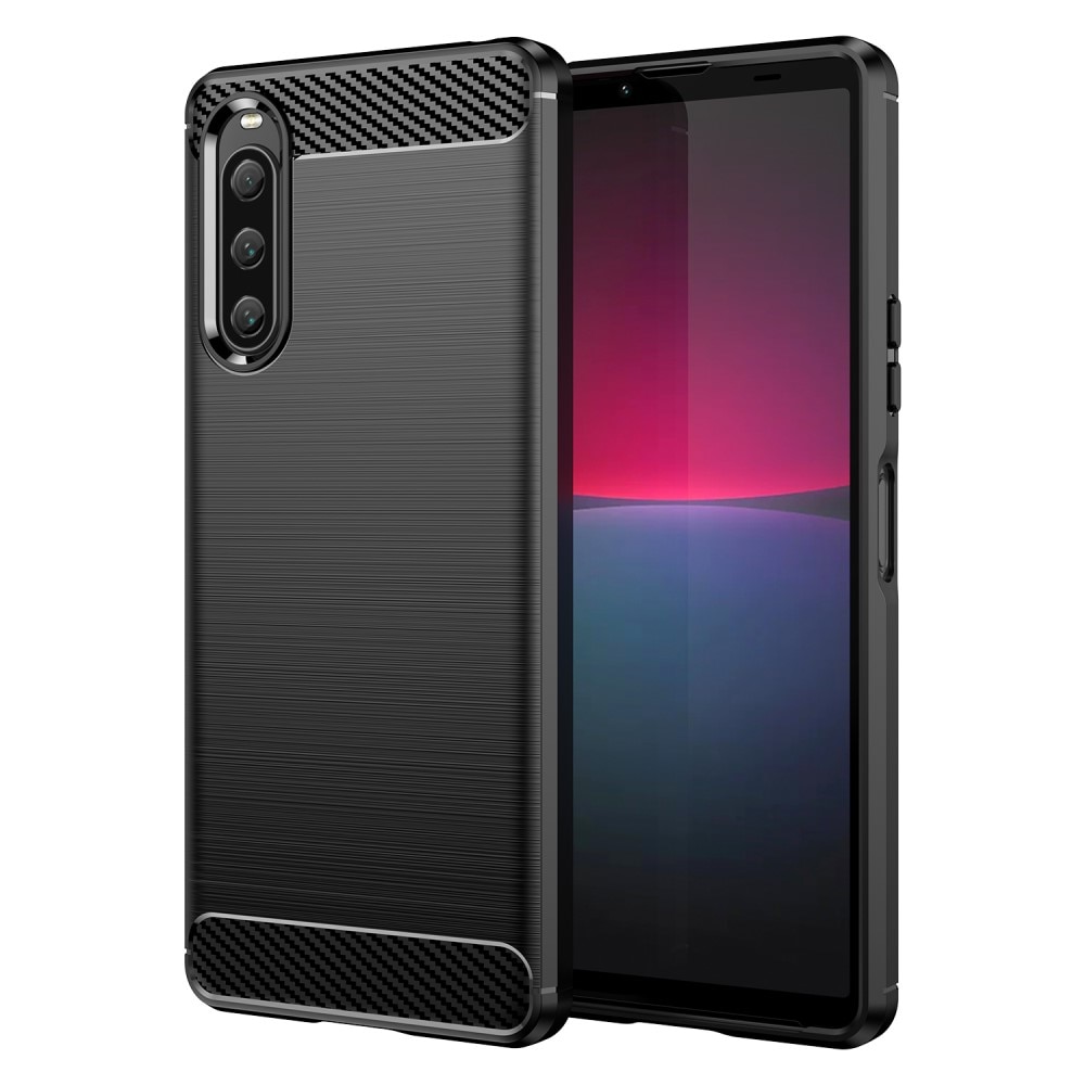 Sony Xperia 10 V Cover TPU Brushed Black