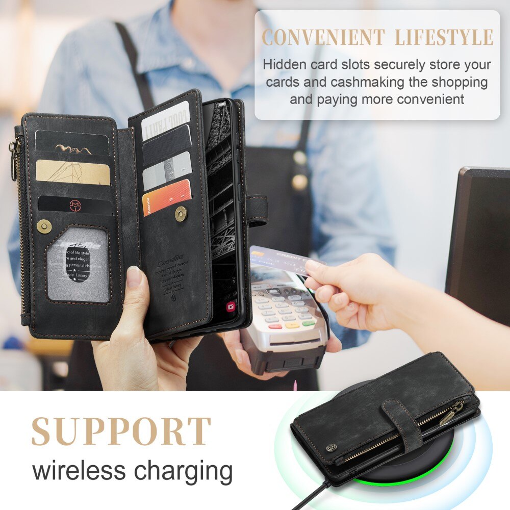 Zipper Wallet Samsung Galaxy S23 Plus Sort
