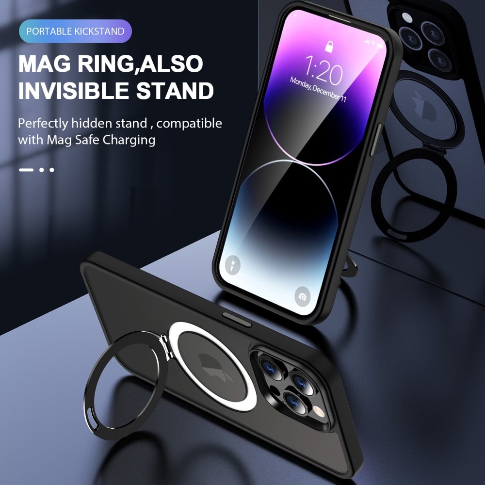 Hybridcover MagSafe Ring iPhone 13 Pro sort
