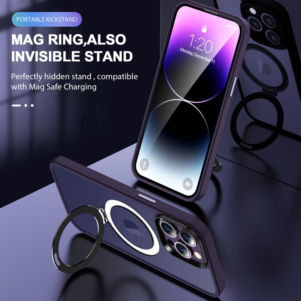 Hybridcover MagSafe Ring iPhone 13 Pro Lilla