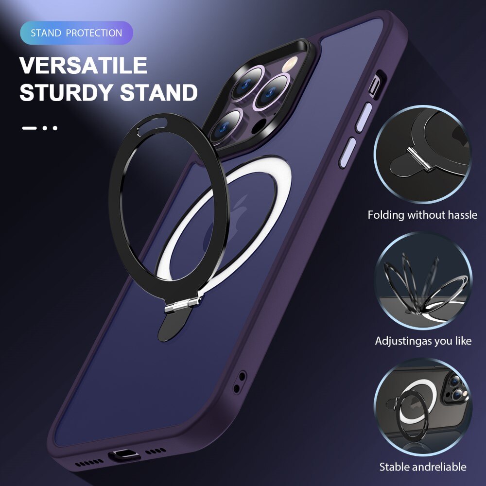 Hybridcover MagSafe Ring iPhone 13 Pro Lilla