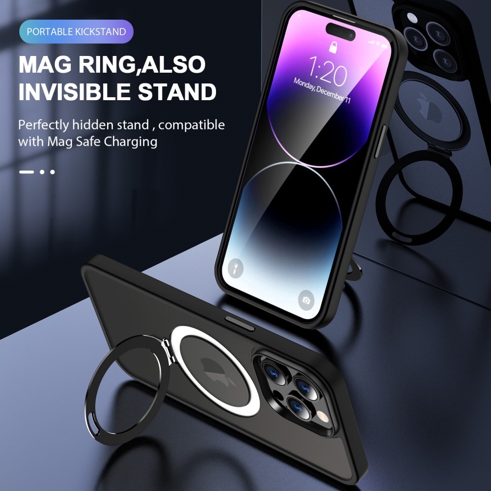 Hybridcover MagSafe Ring iPhone 14 Pro Max sort