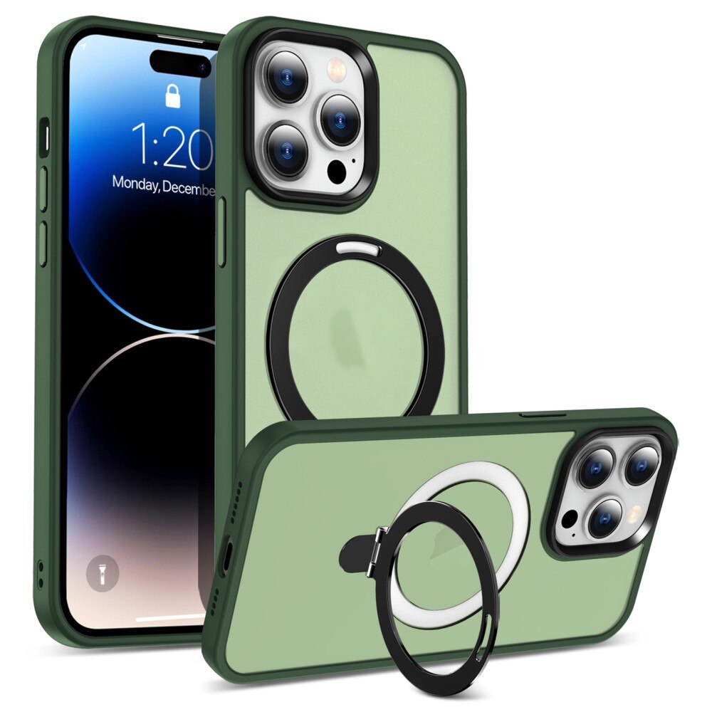 Hybridcover MagSafe Ring iPhone 14 Pro Max Grøn