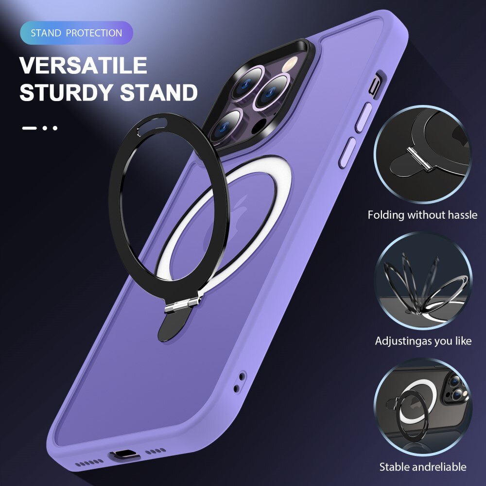 Hybridcover MagSafe Ring iPhone 14 Pro Max Lilla