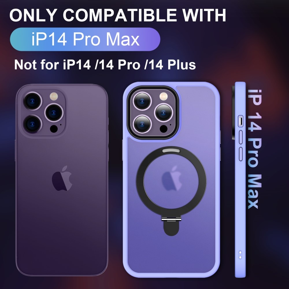 Hybridcover MagSafe Ring iPhone 14 Pro Max Lilla