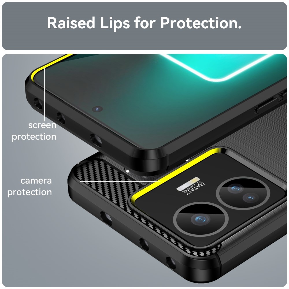 Realme GT3 Cover TPU Brushed Black