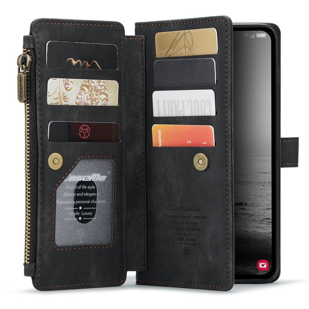Zipper Wallet Samsung Galaxy A54 Sort