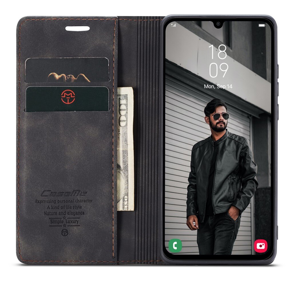 Slim Pung Etui Samsung Galaxy A24 Sort