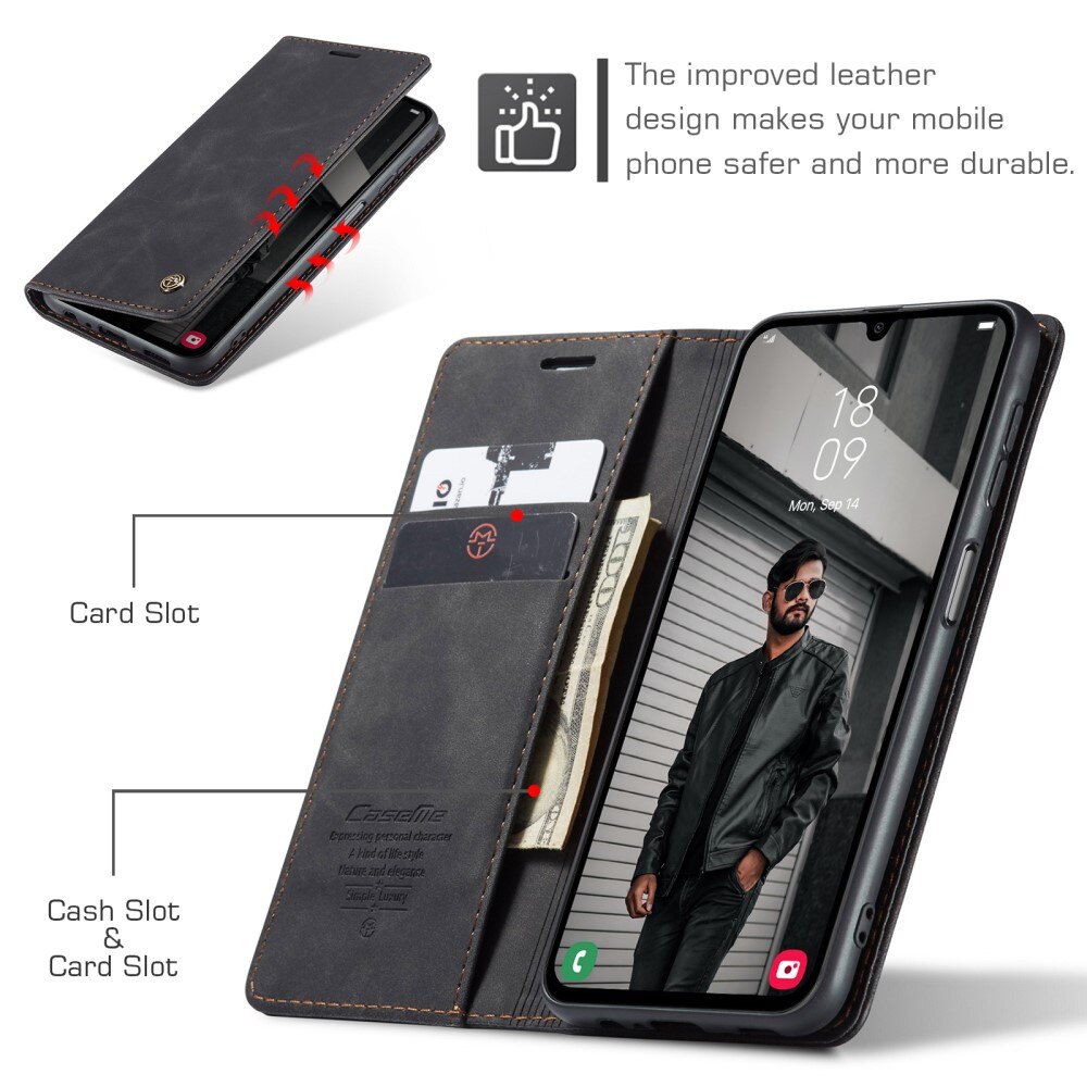 Slim Pung Etui Samsung Galaxy A24 Sort