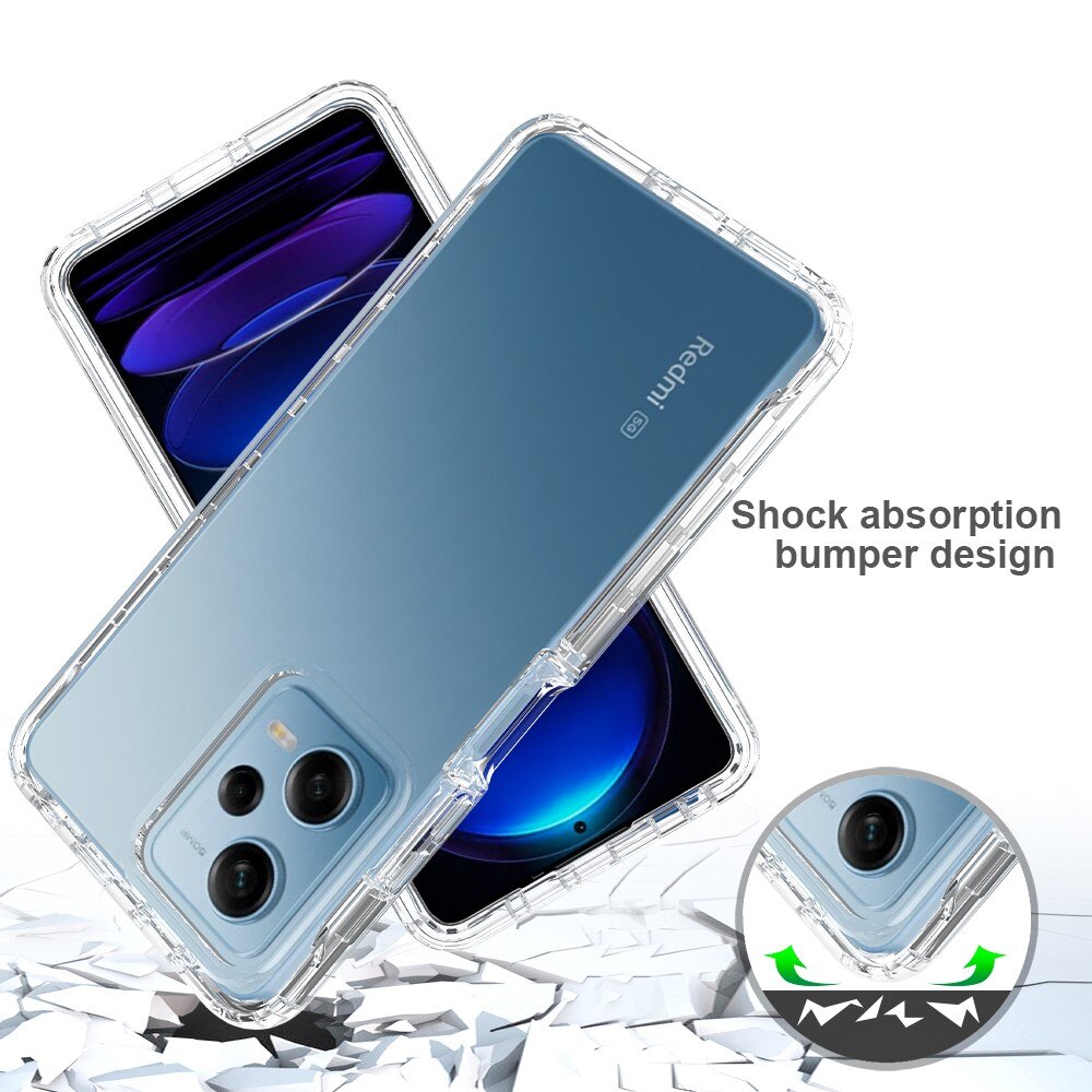 Full Protection Case Xiaomi Redmi Note 12 Pro 5G gennemsigtig