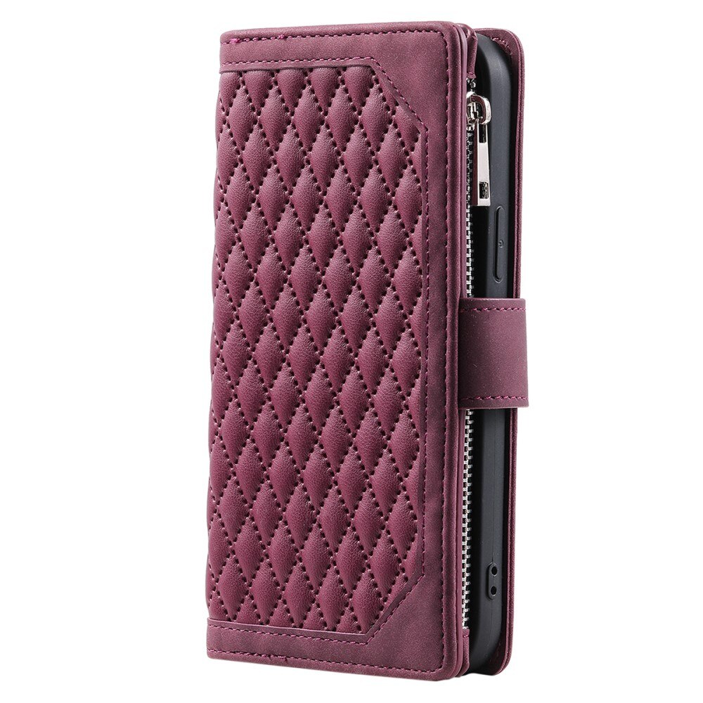 Pung Taske Samsung Galaxy A54 Quilted rød