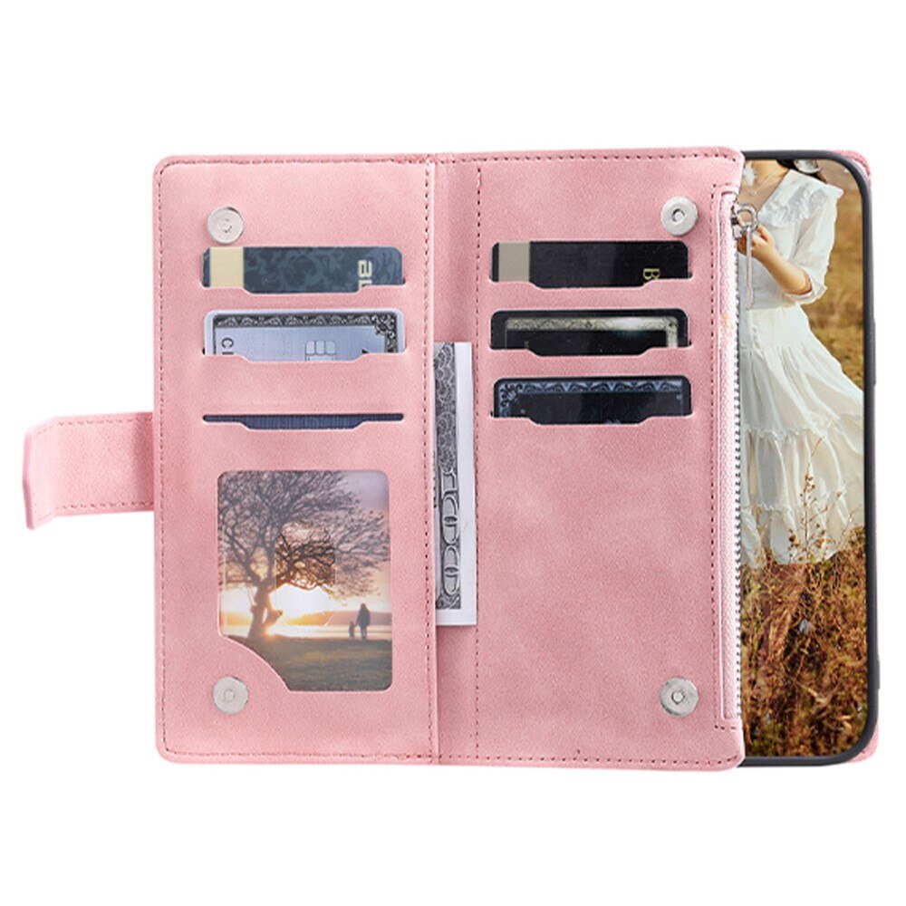Pung Taske Samsung Galaxy A54 Quilted Lyserød