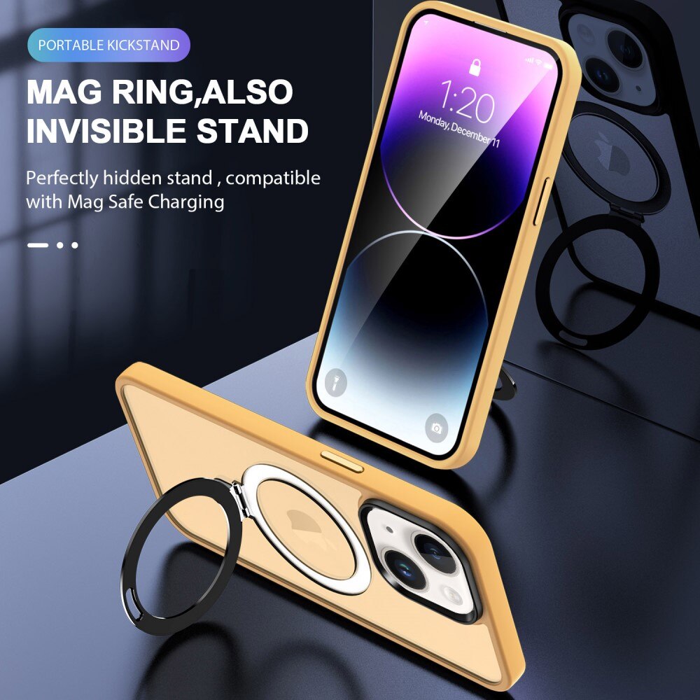 Hybridcover MagSafe Ring iPhone 13 orange