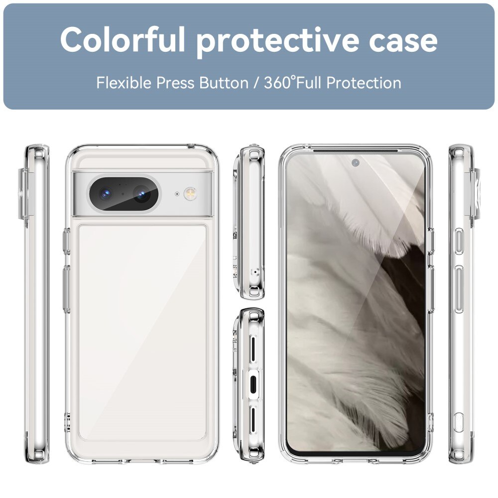 Crystal Hybrid Case Google Pixel 8 gennemsigtig