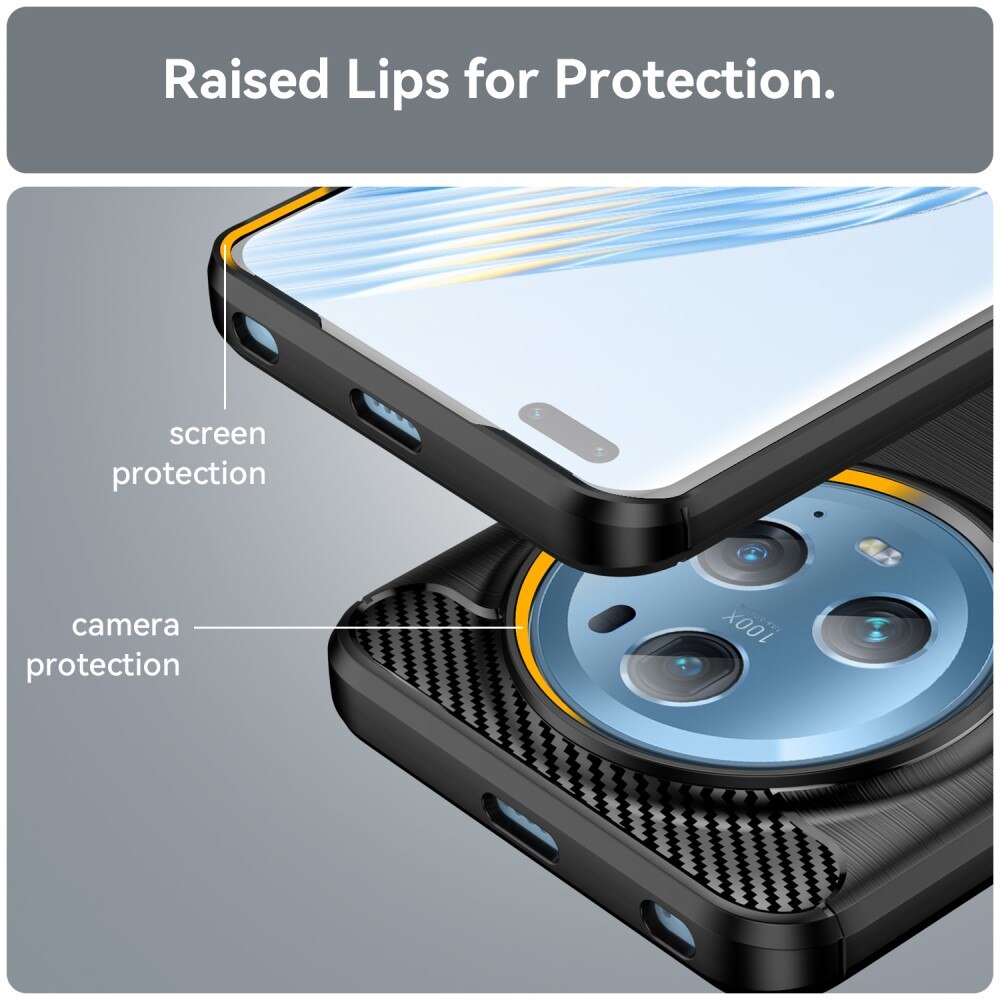 Honor Magic5 Pro Cover TPU Brushed Sort