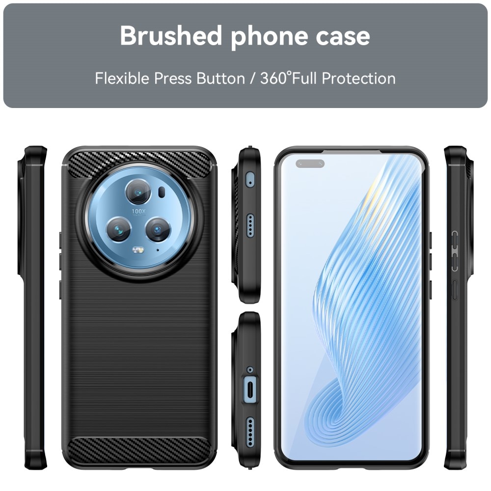 Honor Magic5 Pro Cover TPU Brushed Black