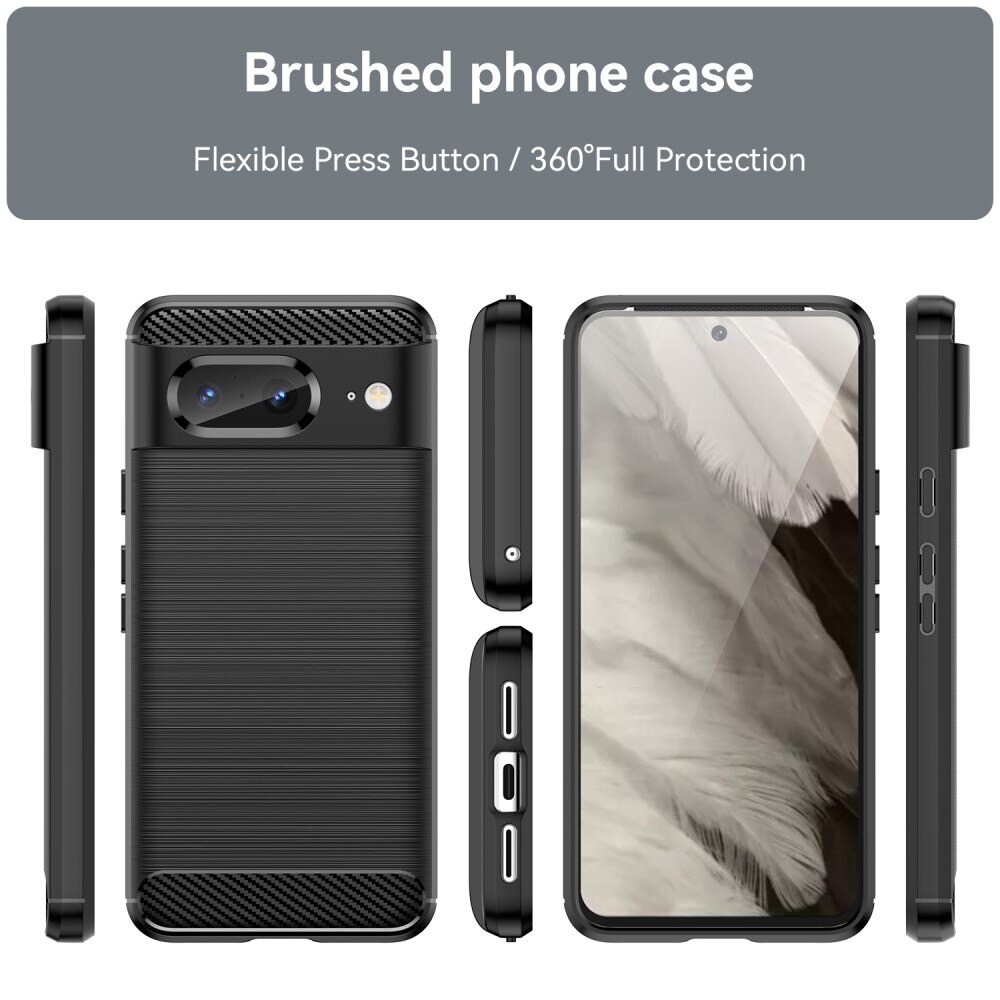 Google Pixel 8 Cover TPU Brushed Black