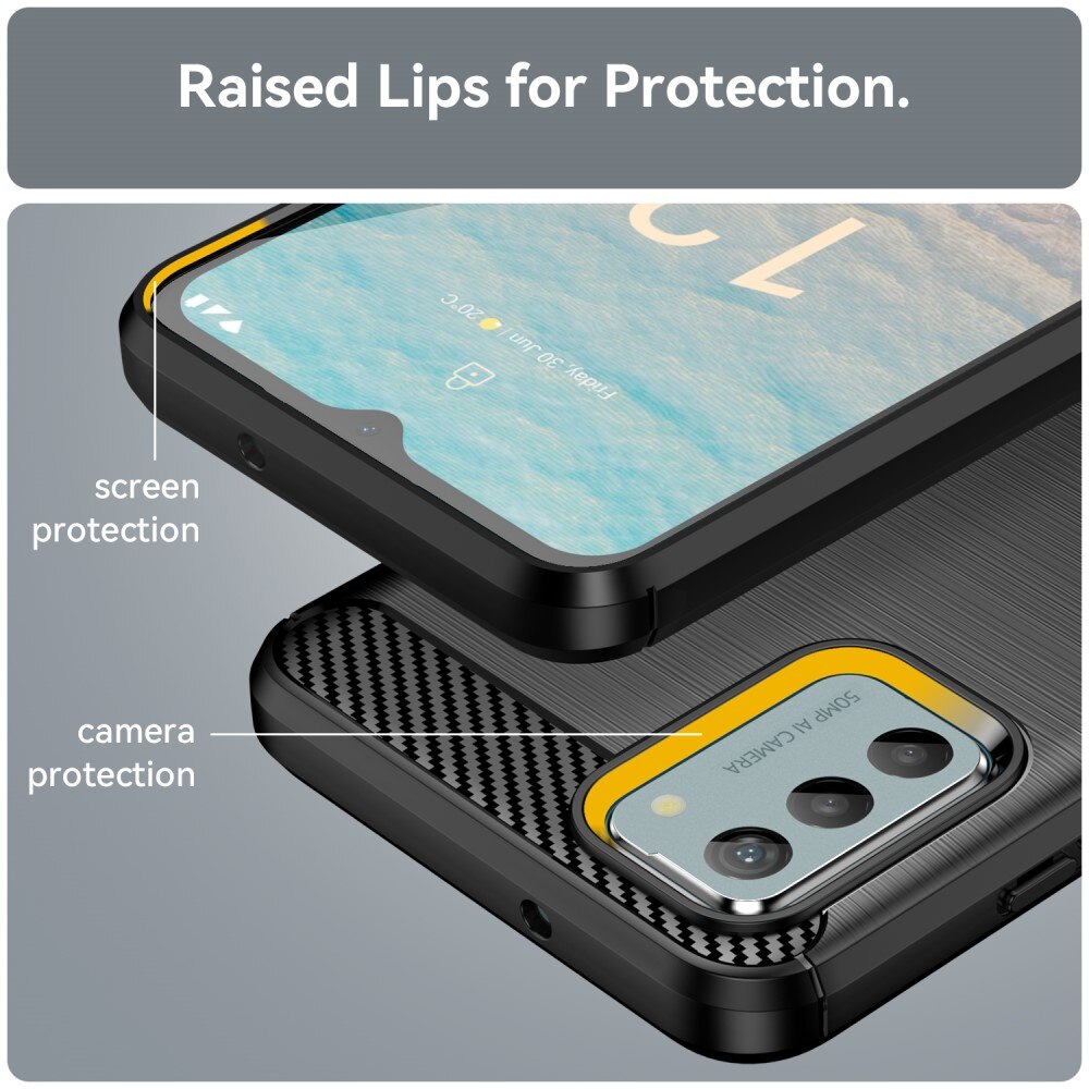  Nokia G22 Cover TPU Brushed Sort