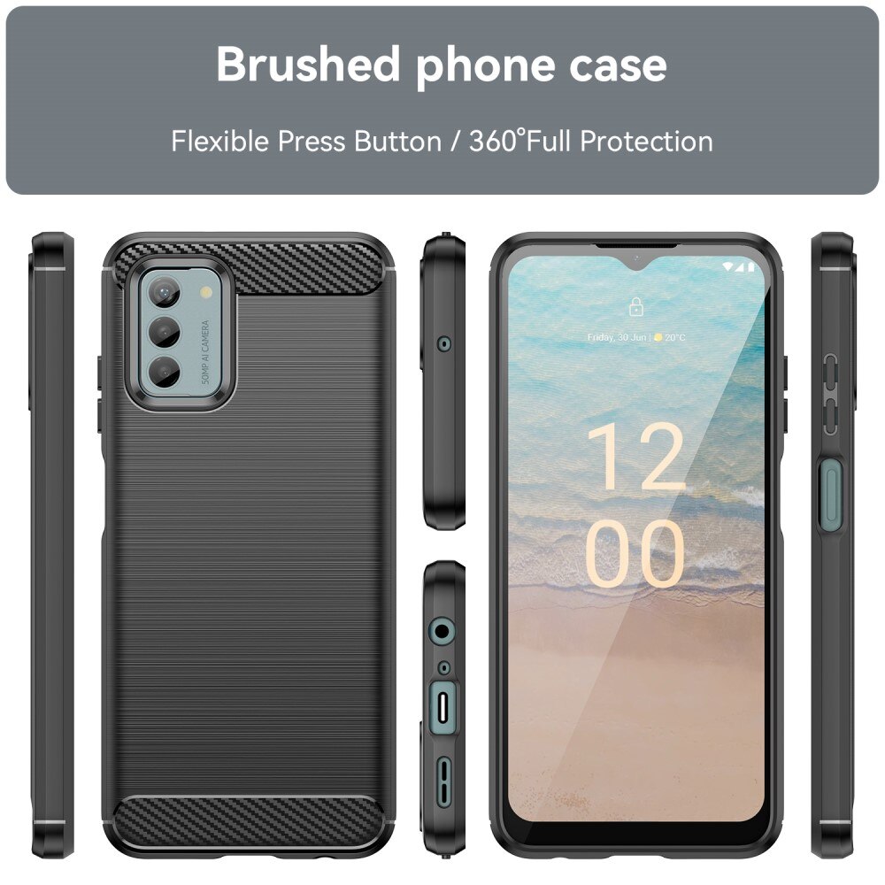  Nokia G22 Cover TPU Brushed Sort