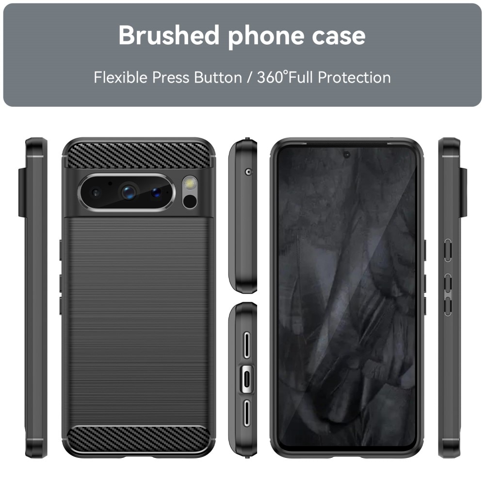 Google Pixel 8 Pro Cover TPU Brushed Black