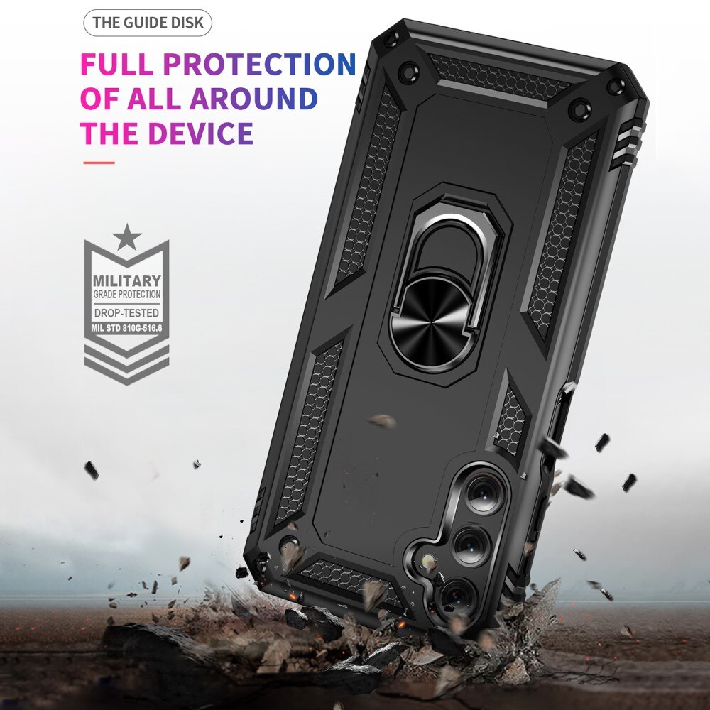 Hybridcover Tech Ring Samsung Galaxy A24 sort