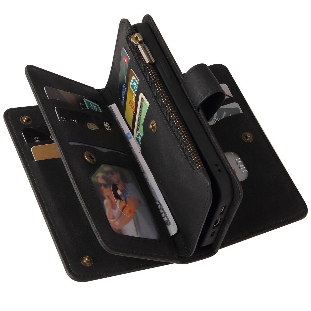 Leather Multi-Wallet Motorola Moto G13 sort