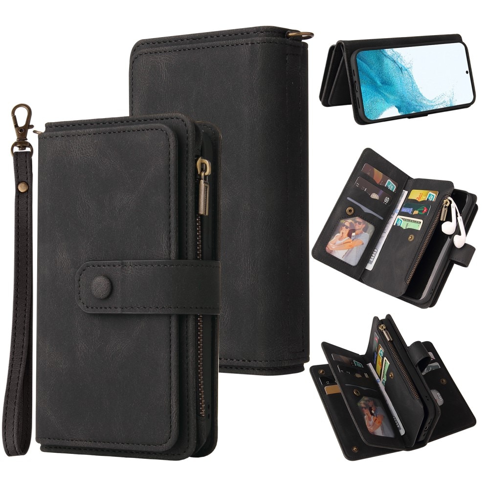 Leather Multi-Wallet Samsung Galaxy A54 sort