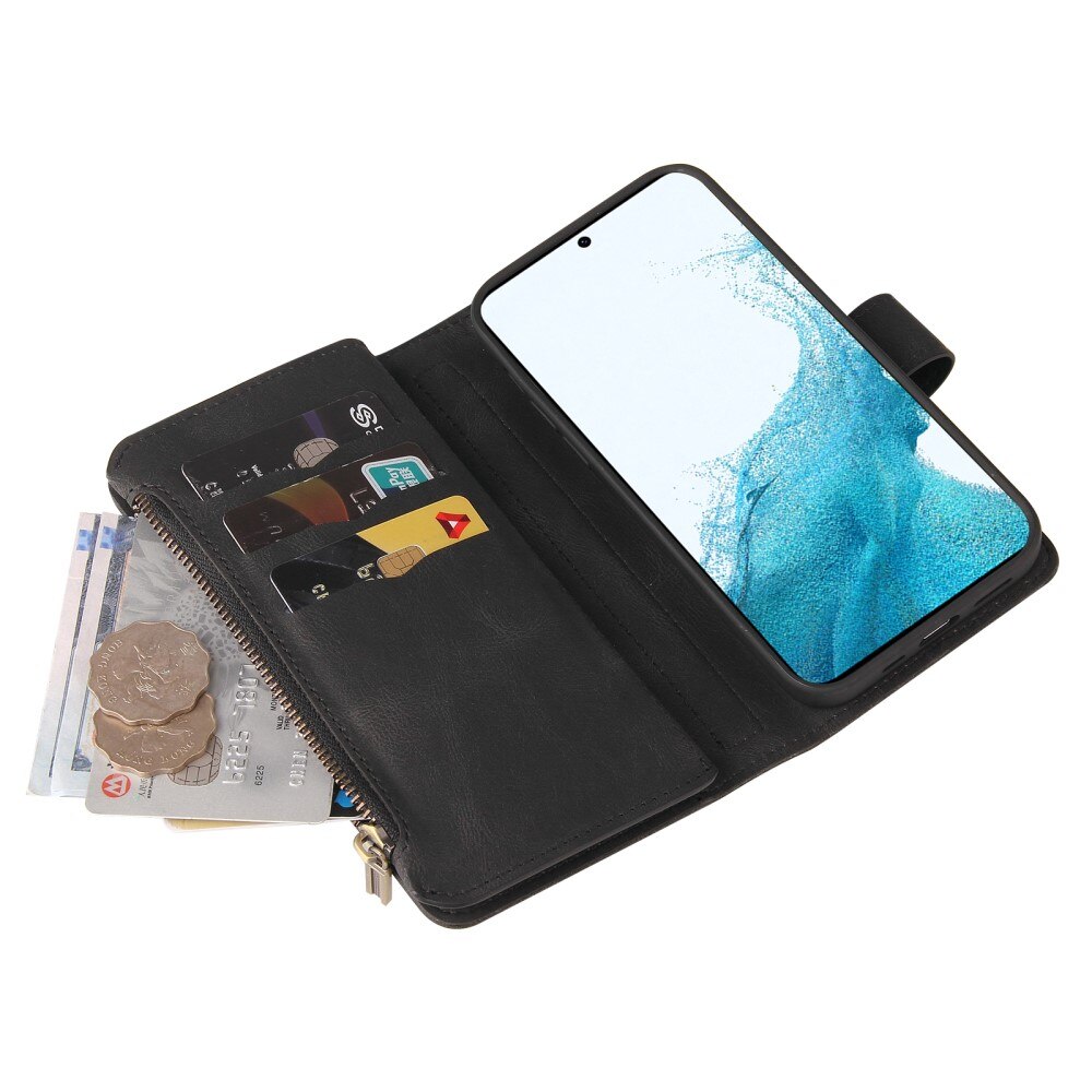 Leather Multi-Wallet Samsung Galaxy A54 sort