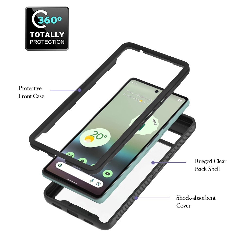Full Cover Case Google Pixel 7a Sort