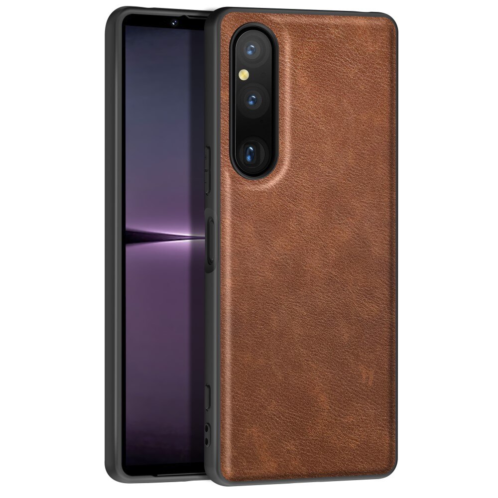 Lædercover Sony Xperia 1 V brun