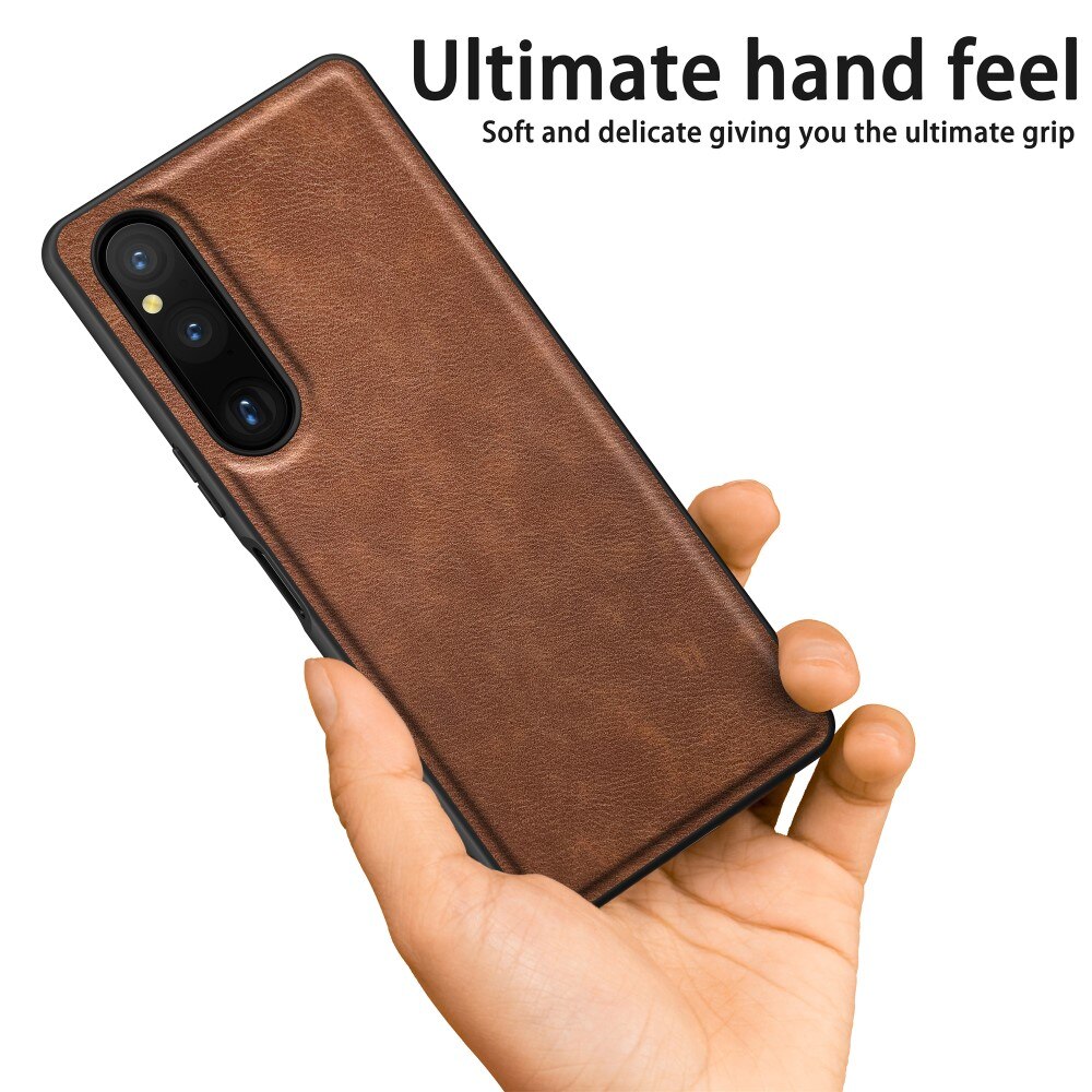 Lædercover Sony Xperia 1 V brun