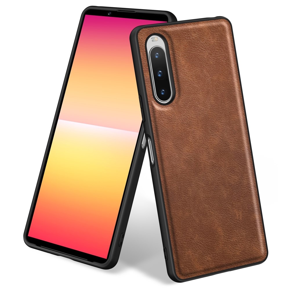 Lædercover Sony Xperia 10 V brun