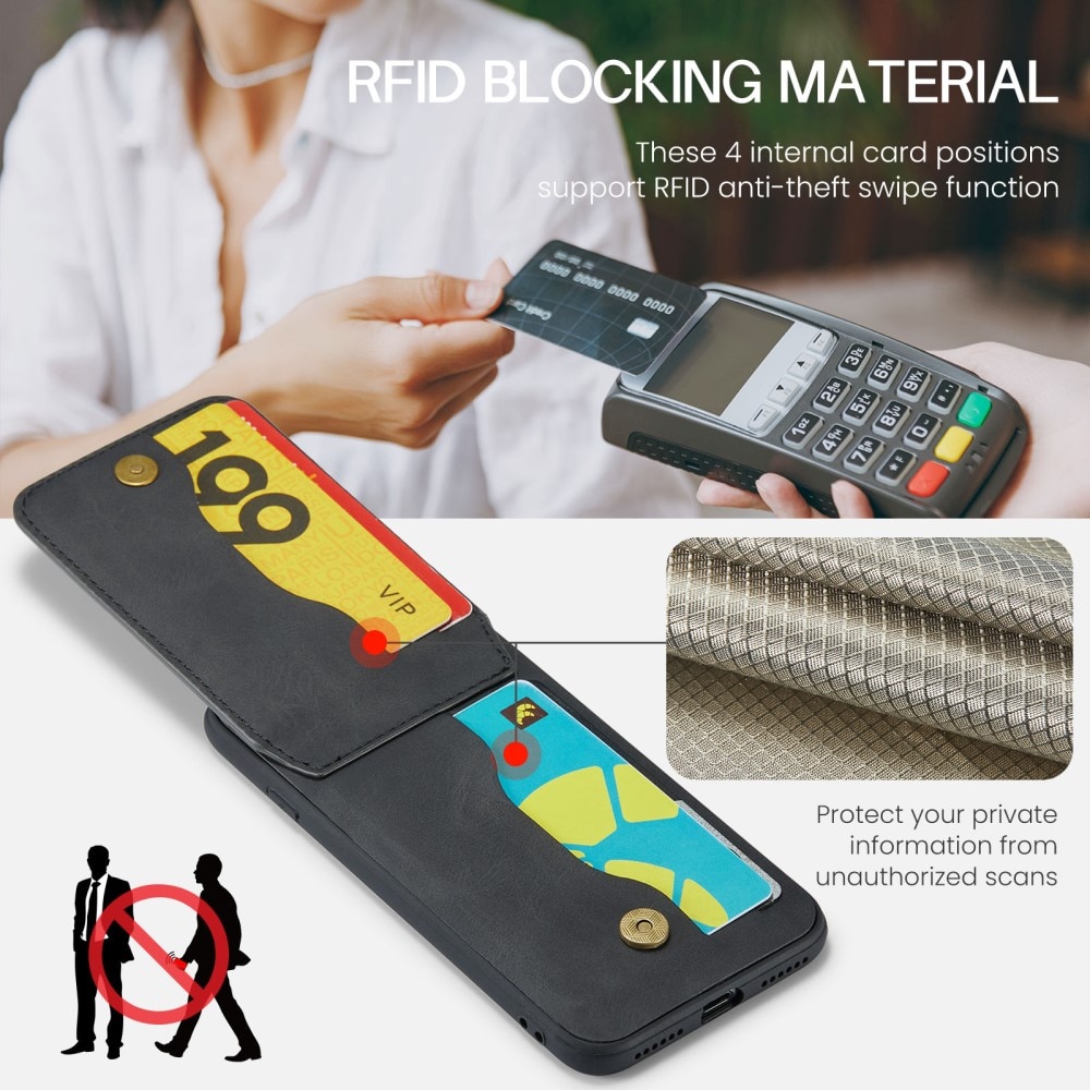 Multi-slot RFID blocking Cover iPhone 11 sort