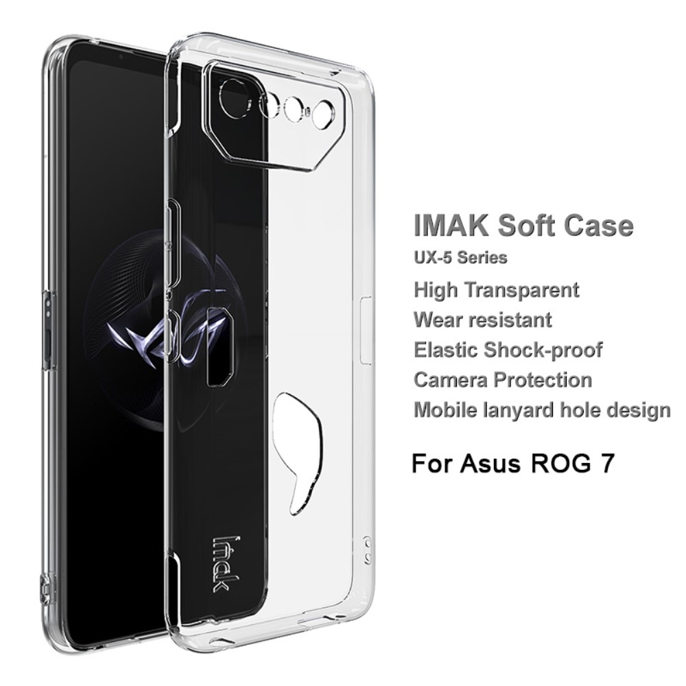 TPU Cover Asus ROG Phone 7 Crystal Clear