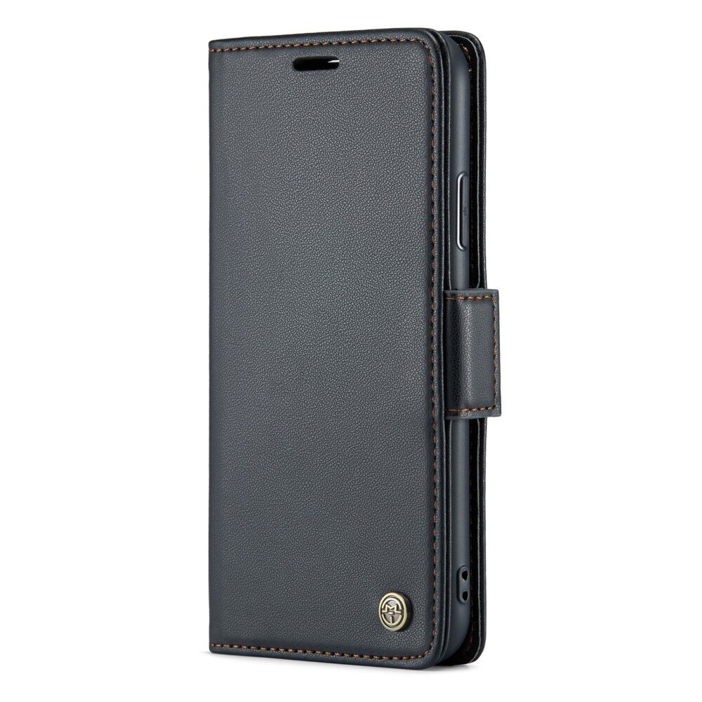 RFID blocking Slim Pung Etui iPhone Xr Sort