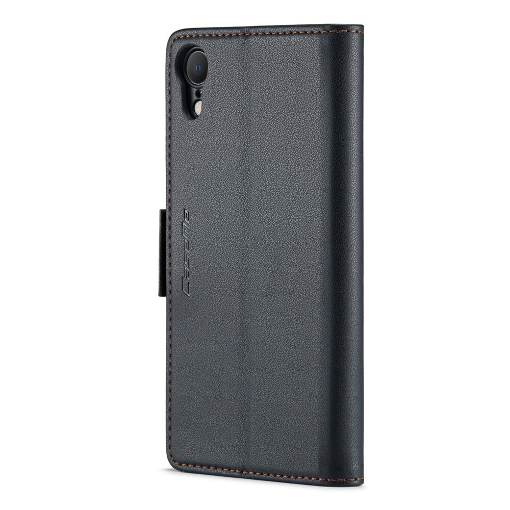 RFID blocking Slim Pung Etui iPhone Xr Sort