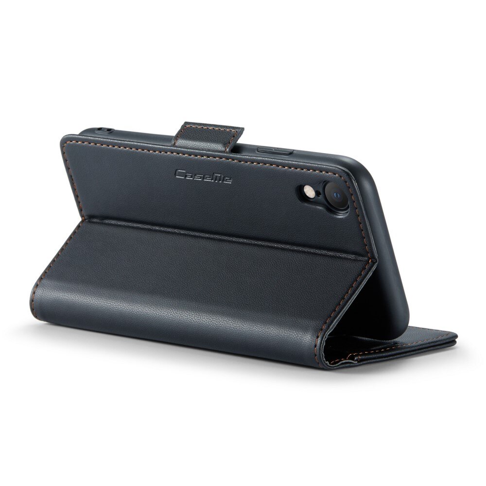 RFID blocking Slim Pung Etui iPhone Xr Sort